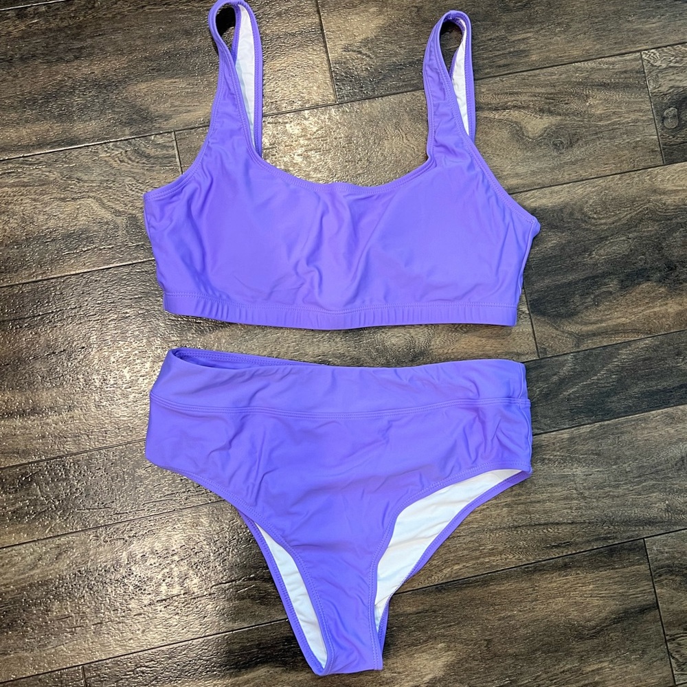 SHEIN high waisted bikini set